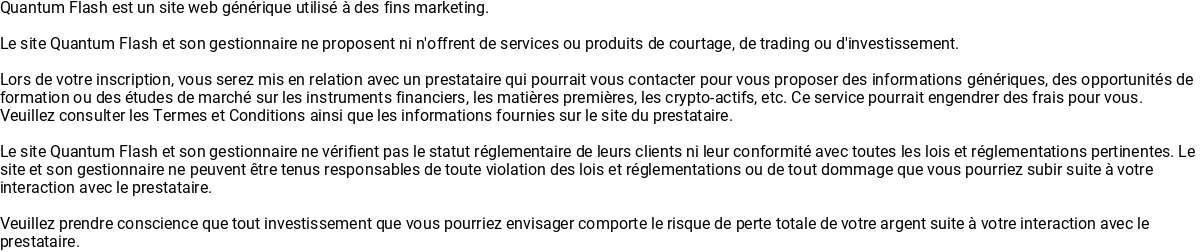 Pop-up de risque sur bureau